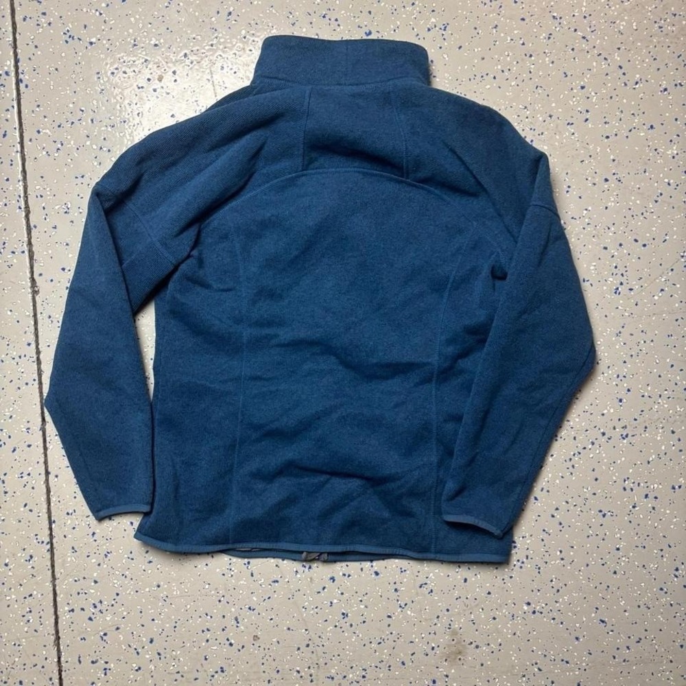LL Bean Fleece Zip Up Jacket Womens Medium Outdoors Hiking Neck Pockets - Picture 6 of 7